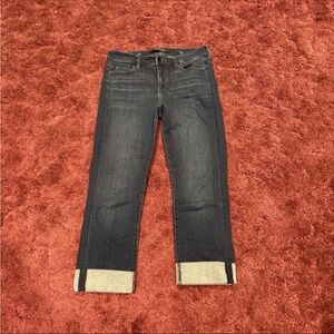 Liverpool Dark Blue Ankle Jeans